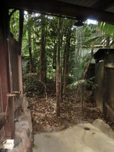 Dusche im Bushcamp